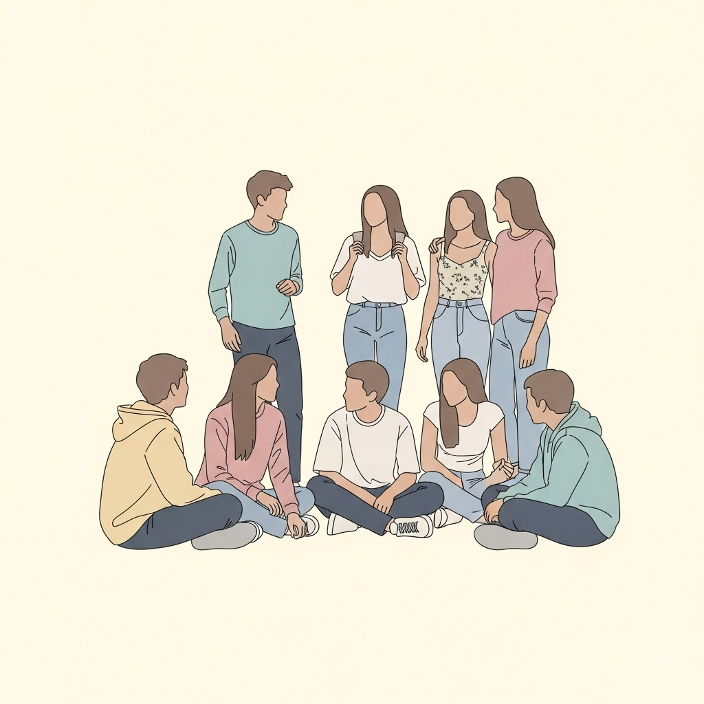 تاثیر همسالان بر نوجوان و اهمیت پذیرش اجتماعی