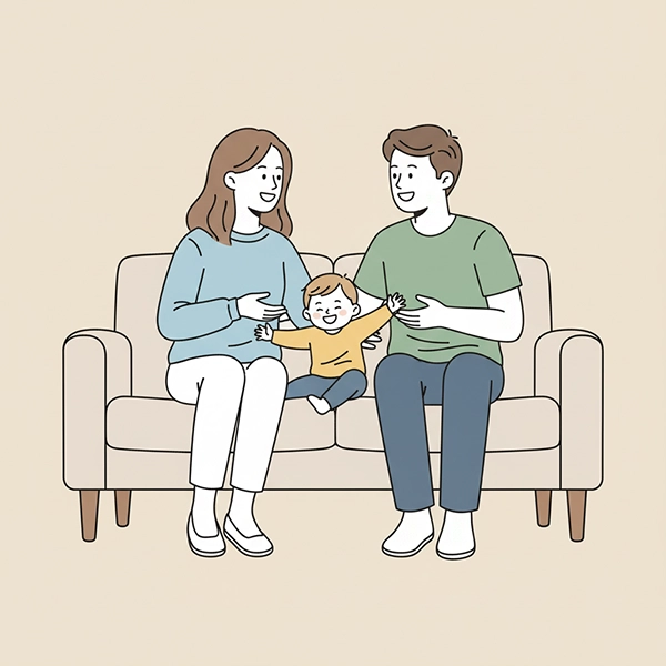 حساسیت کودک نسبت به رابطهٔ والدین: راهنمای عملی 3 تا 4 سالگی